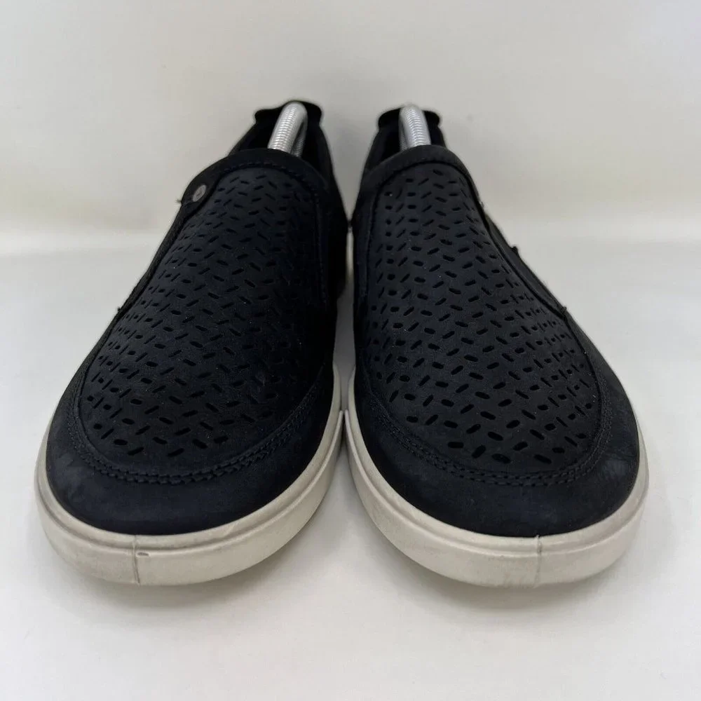 Ecco Collin 2.0 Slip On Perforated Leather Shoe Men’s Size 9 / EUR Size 43 - Picture 3 of 9